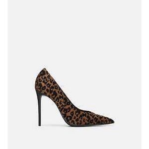 BRAND NEW ZARA COLLECTION LEOPARD PRINT HIGH HEEL SHOES